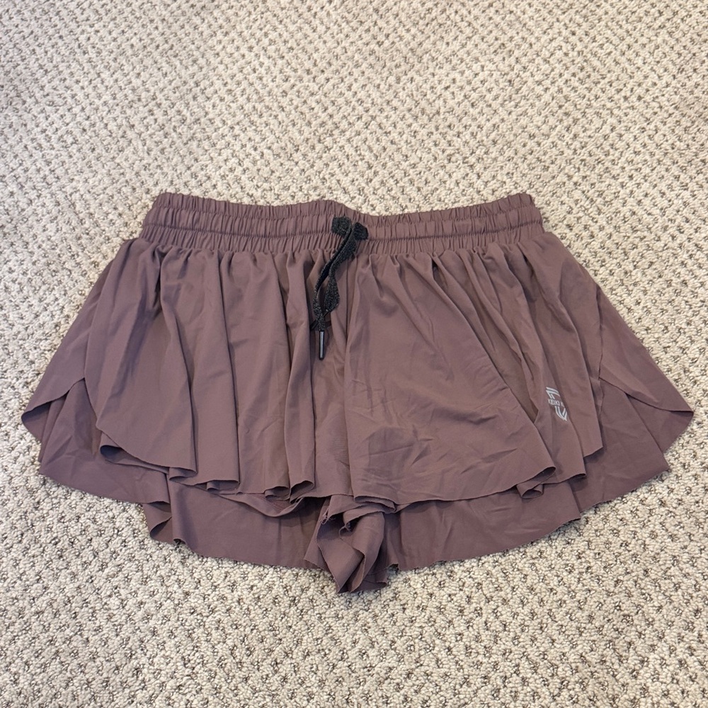 Women's Athletic Shorts in Mauve